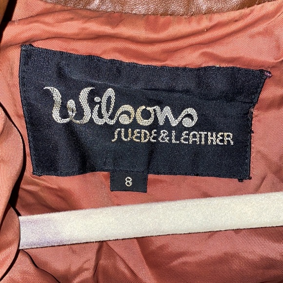 Vintage Wilson Brown Leather Moto Jacket 8 - Picture 4 of 5